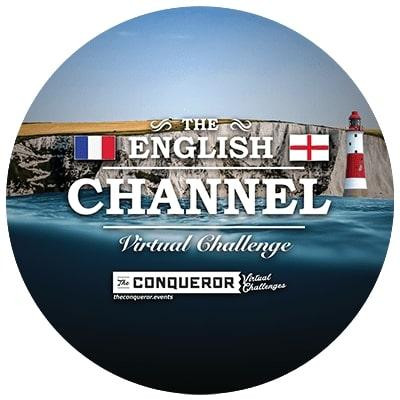 virtual challenge swimming Swim the English Channel medal 
