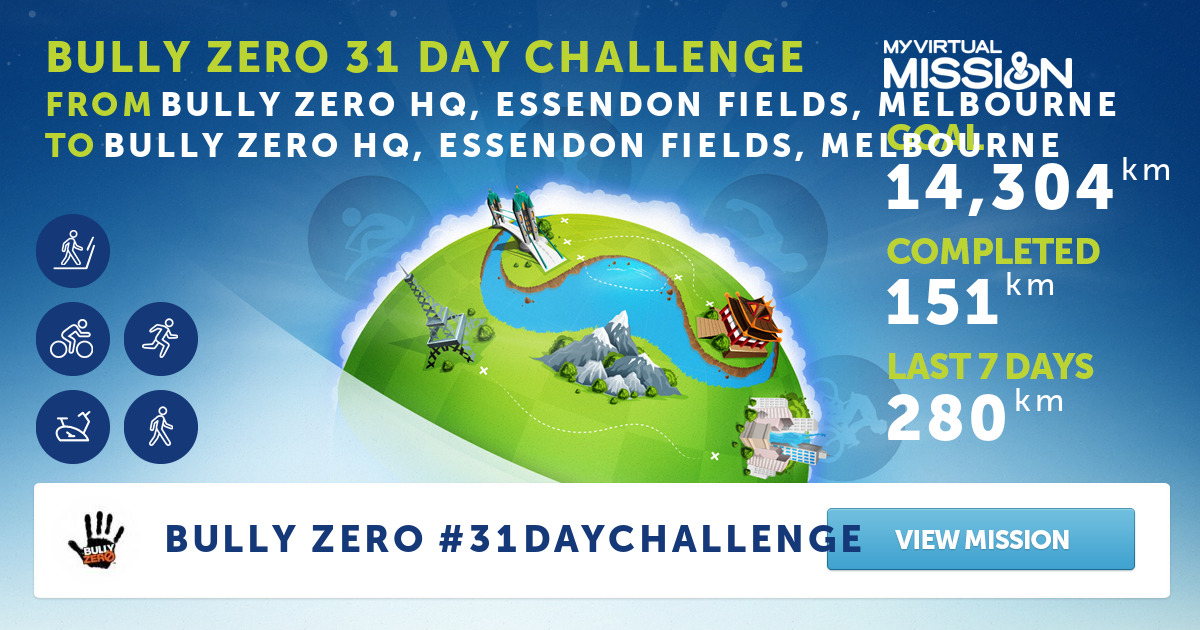 Bully Zero 31 Day Challenge My Virtual Mission